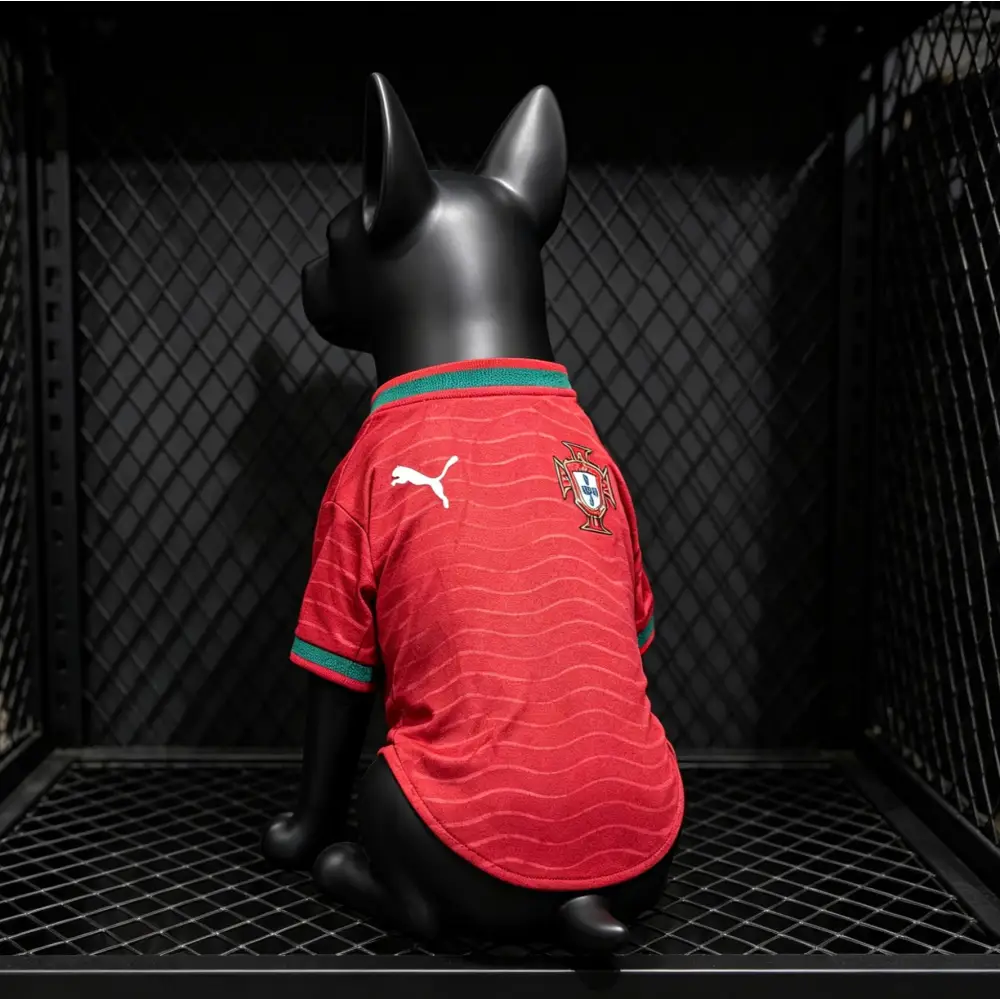 Maillot Portugal Coupe du Monde 2026 pour Chien - Vêtements de sport