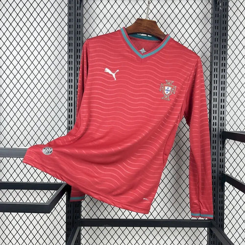 Maillot Portugal Domicile manches longues Coupe du monde 2026 - Vêtements de sport