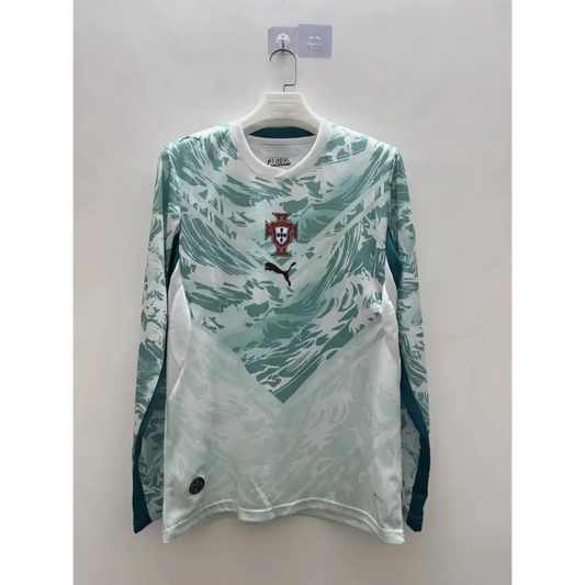 Maillot Portugal extérieur Coupe du Monde 2026 manches longues - Vêtements de sport