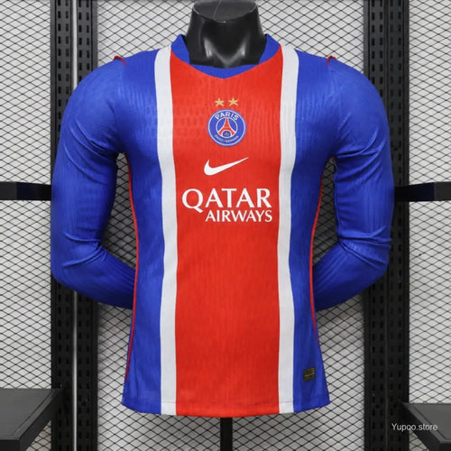 Maillot PSG Domicile 2 étoiles 2026/2027 Version joueur manches longues - Vêtements de sport