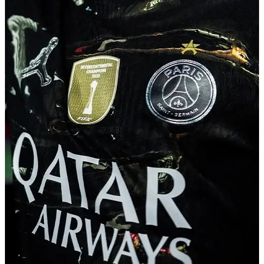 Maillot PSG Jordan Night Edition Version Joueur 2025/2026 - Badge Intercontinental +Étoile / S - Vêtements de sport