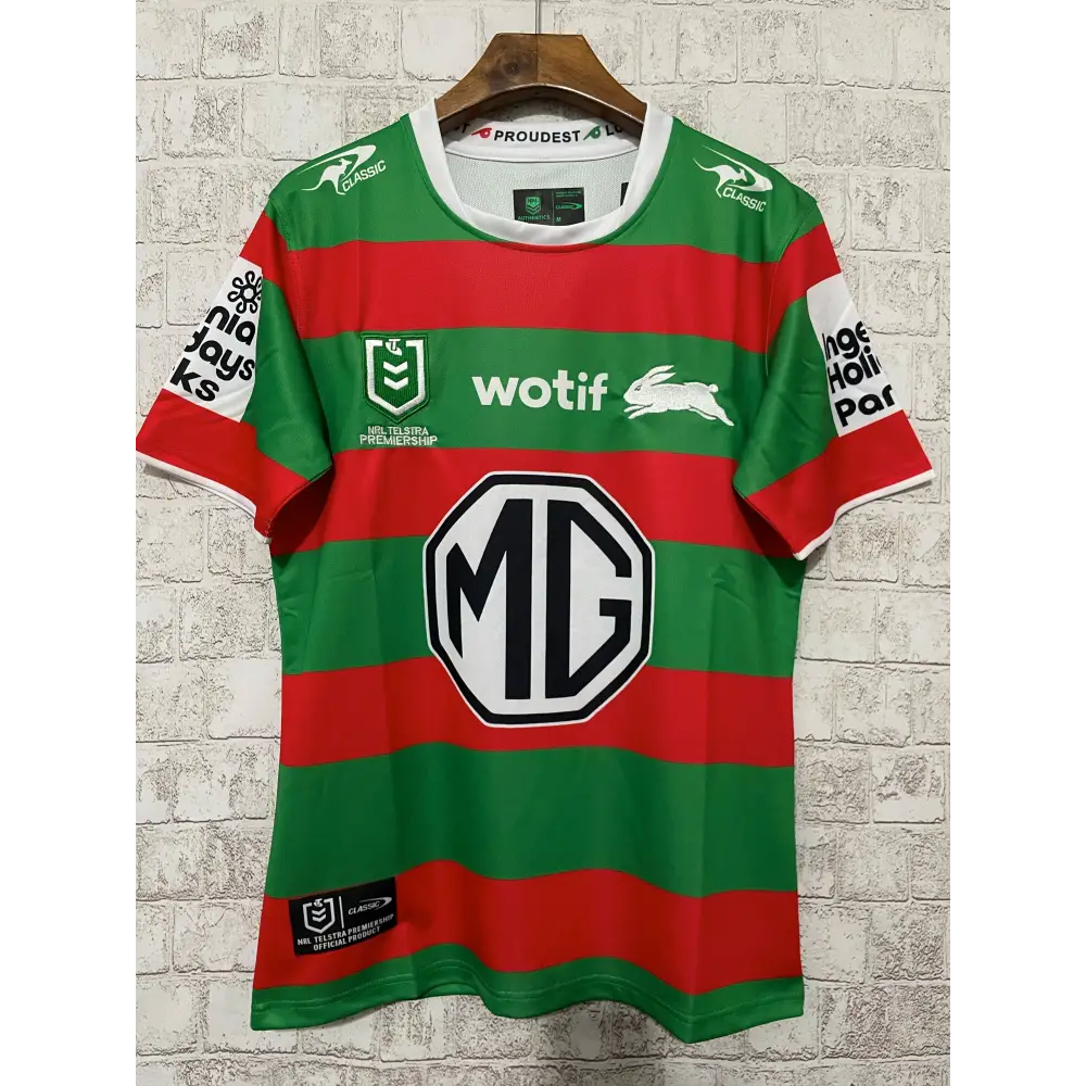 Maillot Rabbitohs NRL 2024/2025 - Vêtements de sport
