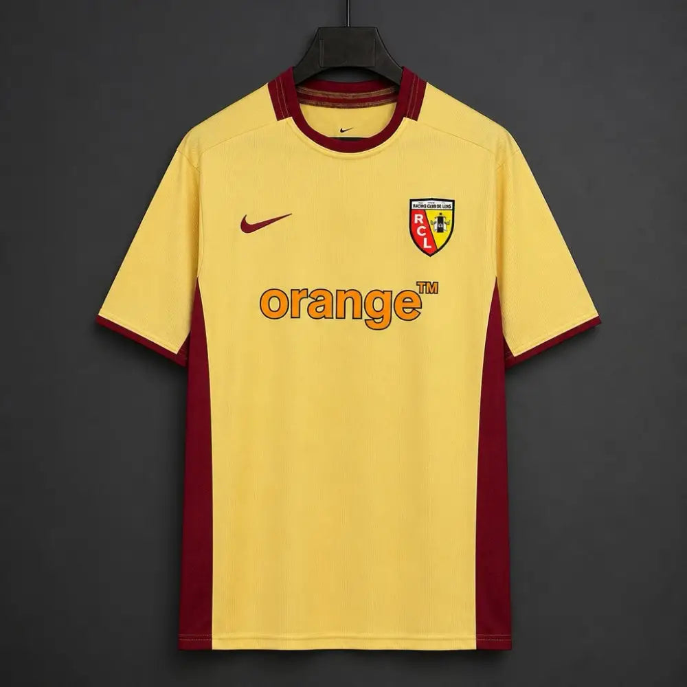 Maillot RC Lens Domicile 2002/2003 Retro - Vêtements de sport