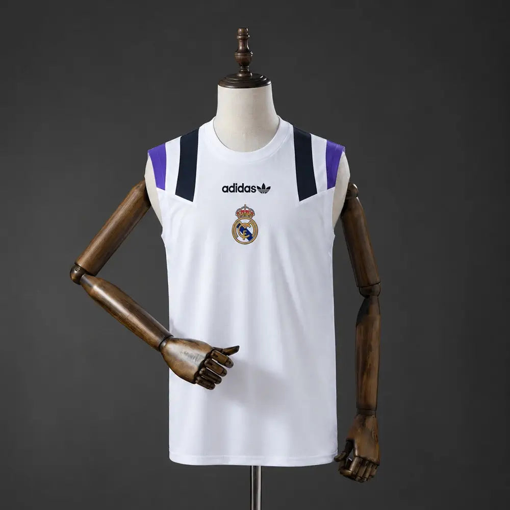 Maillot Real Madrid 26/27 EQT Blanc Sans Manches - Vêtements de sport