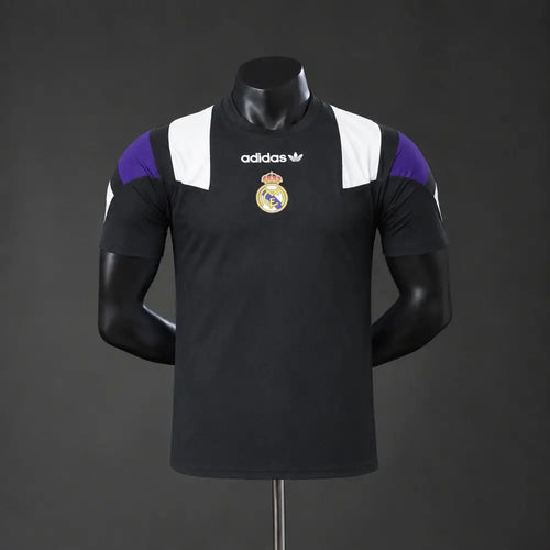 Maillot Real Madrid 26/27 EQT Noir Version joueur - Vêtements de sport