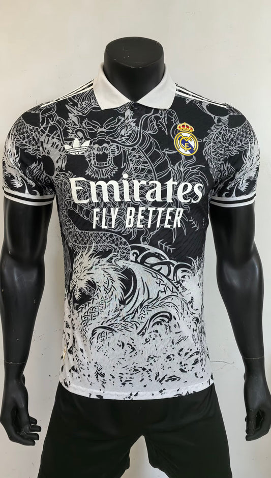 Maillot Real Madrid dragon blanc 2025/2026 - Vêtements de sport