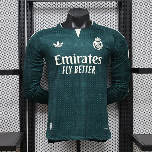 Maillot Real Madrid Extérieur 2026/2027 Version joueur Manches longues - Vêtements de sport