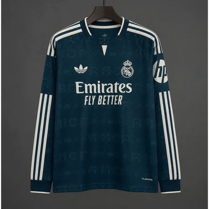 Maillot Real Madrid Extérieur Manches longues 2026/2027 - Vêtements de sport