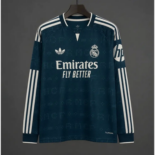 Maillot Real Madrid Extérieur Manches longues 2026/2027 - Vêtements de sport
