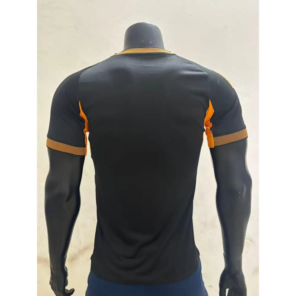 Maillot Real Madrid Noir & Orange 2025/2026 - Vêtements de sport