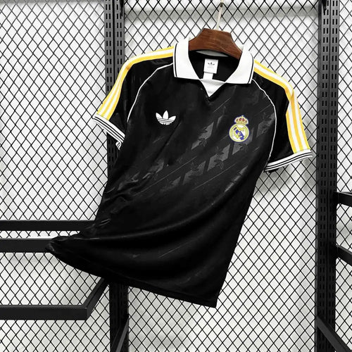 Maillot Real Madrid Retro 2026/2027 Noir - Vêtements de sport