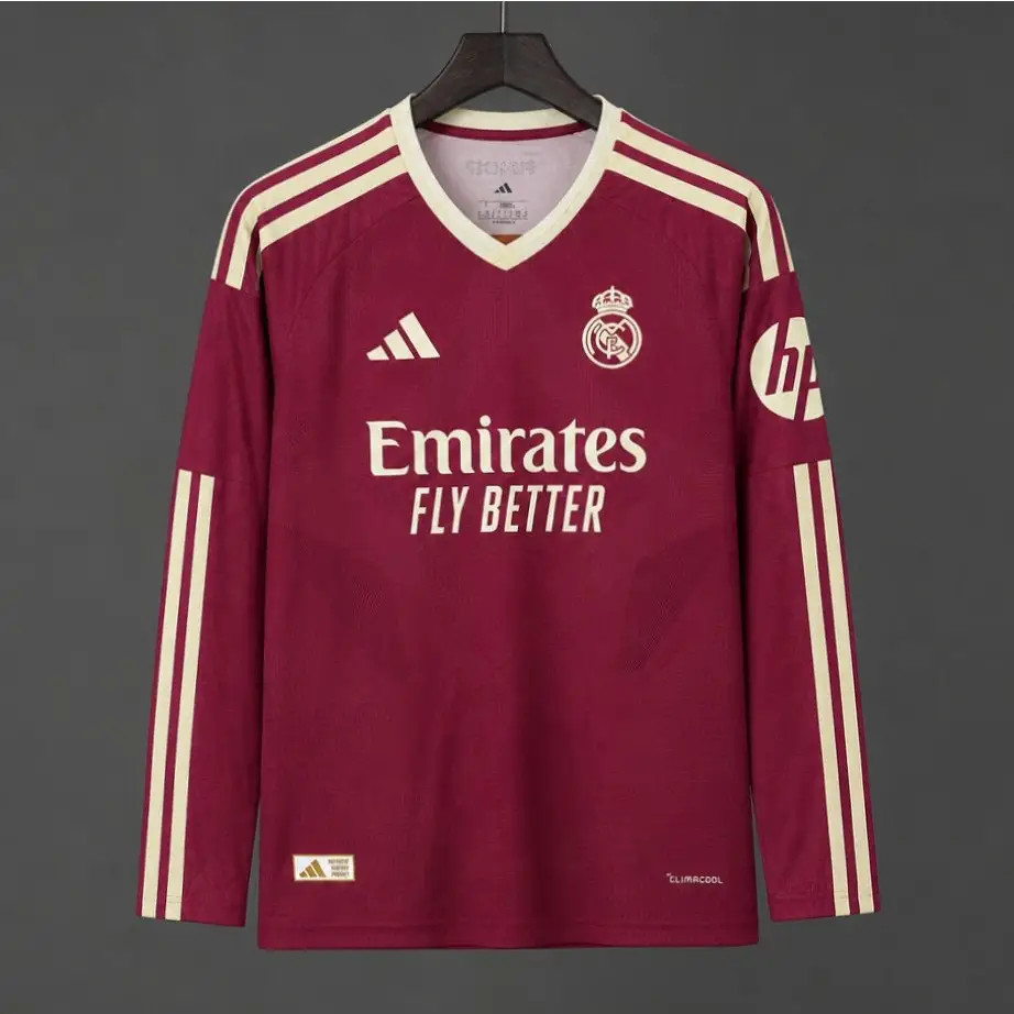 Maillot Real Madrid Third 2026/2027 Manches longues - Vêtements de sport