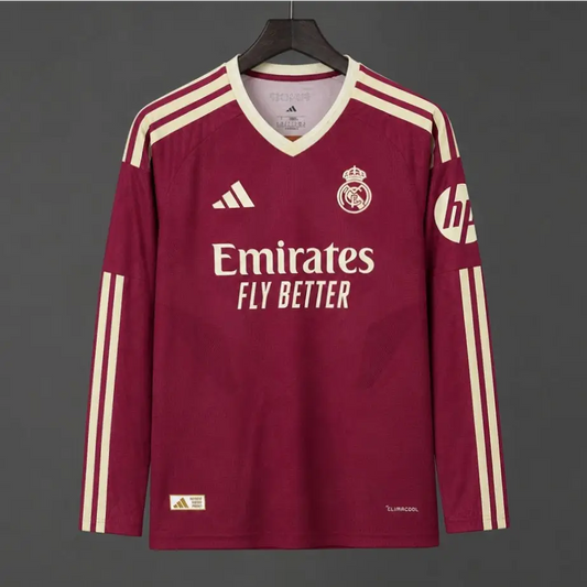Maillot Real Madrid Third 2026/2027 Manches longues - Vêtements de sport