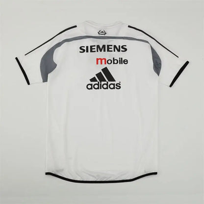 Maillot Real Madrid Training Retro blanc 2004/2005 - Vêtements de sport