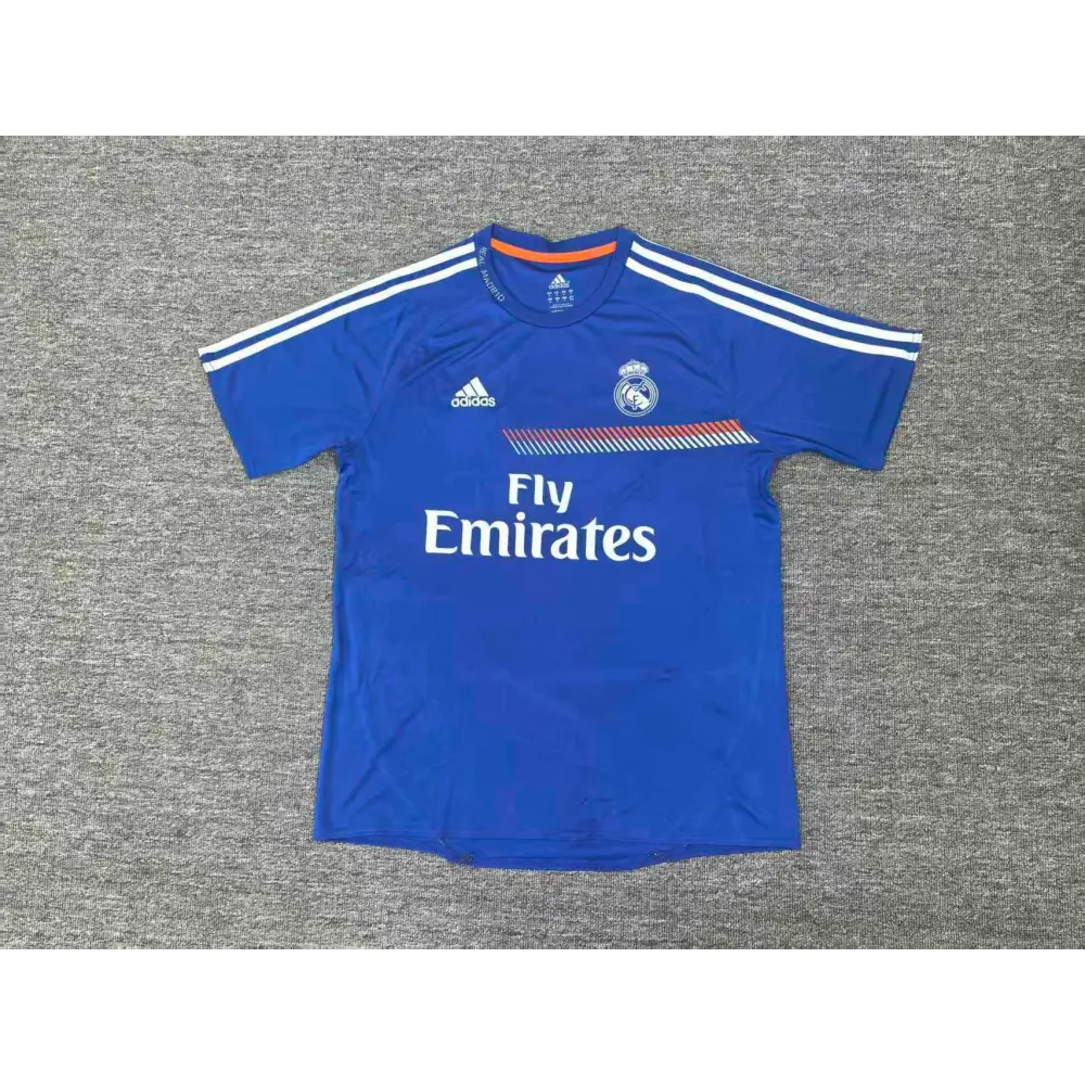 Maillot Real Madrid Training Retro bleu 2013/2014 - Vêtements de sport