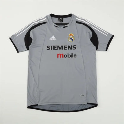 Maillot Real Madrid Training Retro gris 2004/2005 - Vêtements de sport