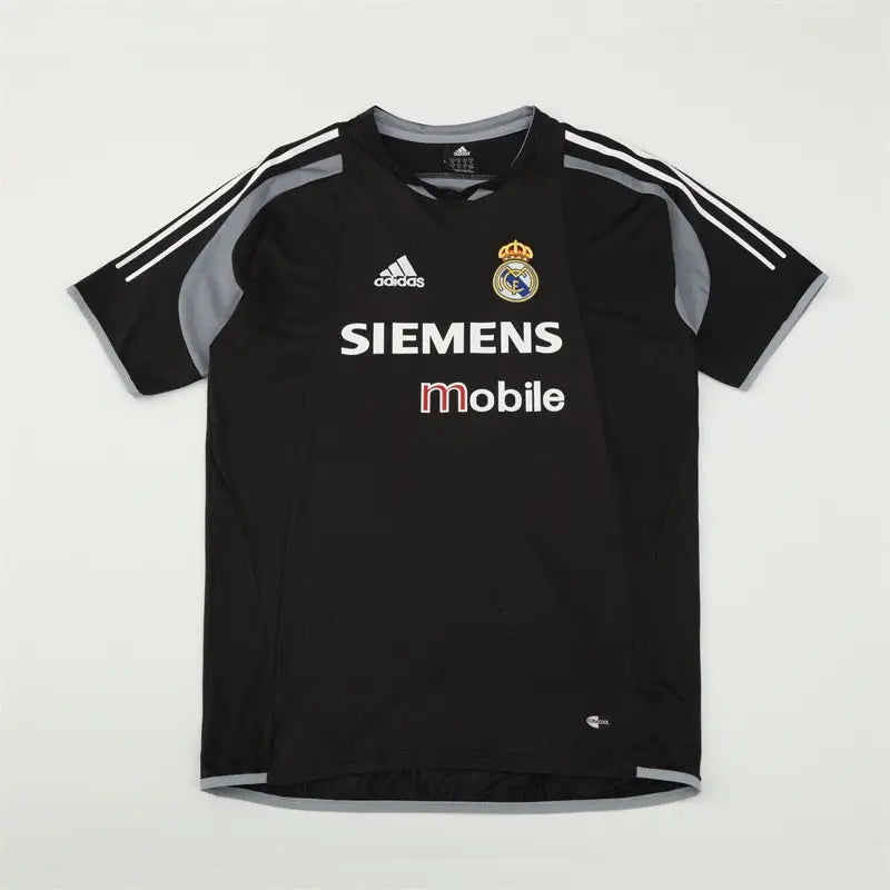 Maillot Real Madrid Training Retro noir 2004/2005 - Vêtements de sport