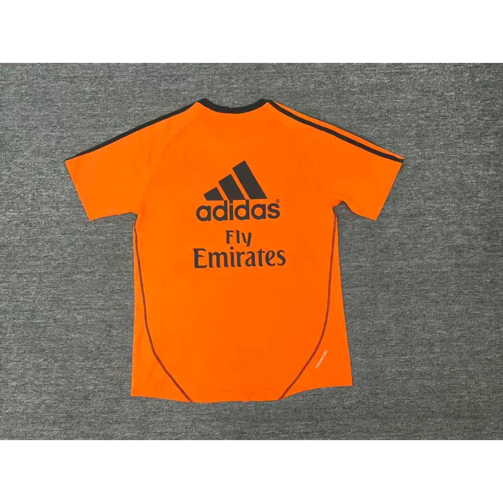 Maillot Real Madrid Training Retro orange 2013/2014 - Vêtements de sport