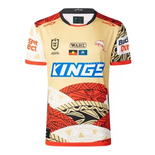 Maillot Rugby Dolphins NRL 2026 Indigenous - Vêtements de sport