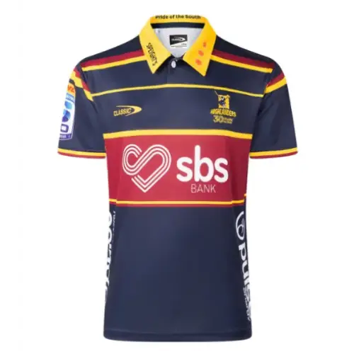 Maillot Rugby Otago Highlanders 2026 Domicile - Vêtements de sport