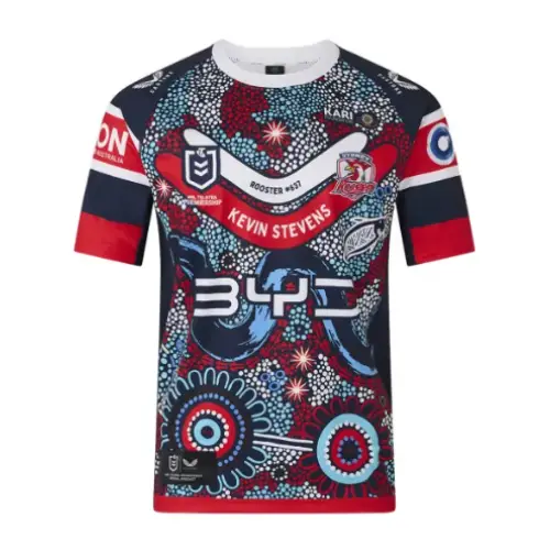 Maillot Rugby Sydney Roosters NRL 2026 Indigenous - Vêtements de sport