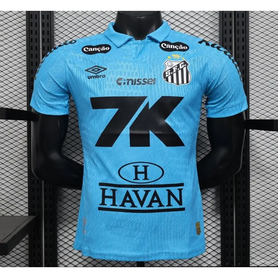 Maillot Santos Extérieur Version Joueur Avec Sponsor 2025/2026