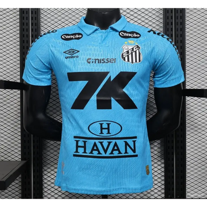 Maillot Santos Extérieur Version Joueur Avec Sponsor 2025/2026