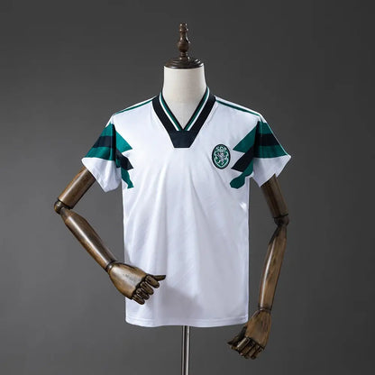 Maillot Sporting Lisbonne CP Retro Blanc - Vêtements de sport
