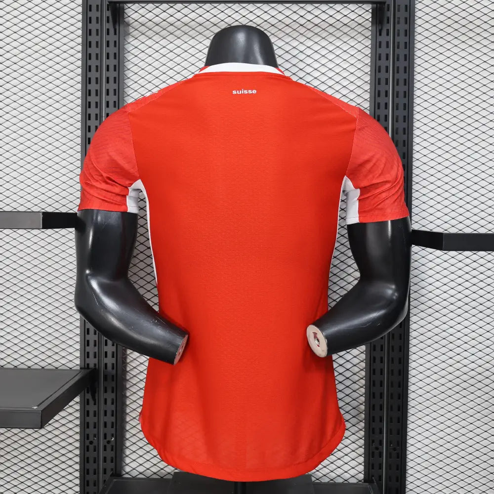 Maillot Suisse Domicile version joueur Coupe du Monde 2026 - Vêtements de sport