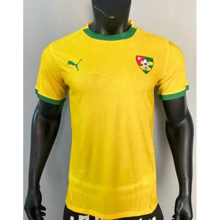 Maillot Togo Concept jaune et vert Version Joueur 2025/2026 - Vêtements de sport