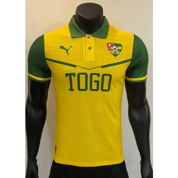 Maillot Togo Concept jaune Version Joueur 2025/2026 - Vêtements de sport