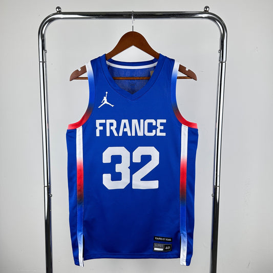Maillot Victor Wembanyama France 2024/2025 - Vêtements de sport