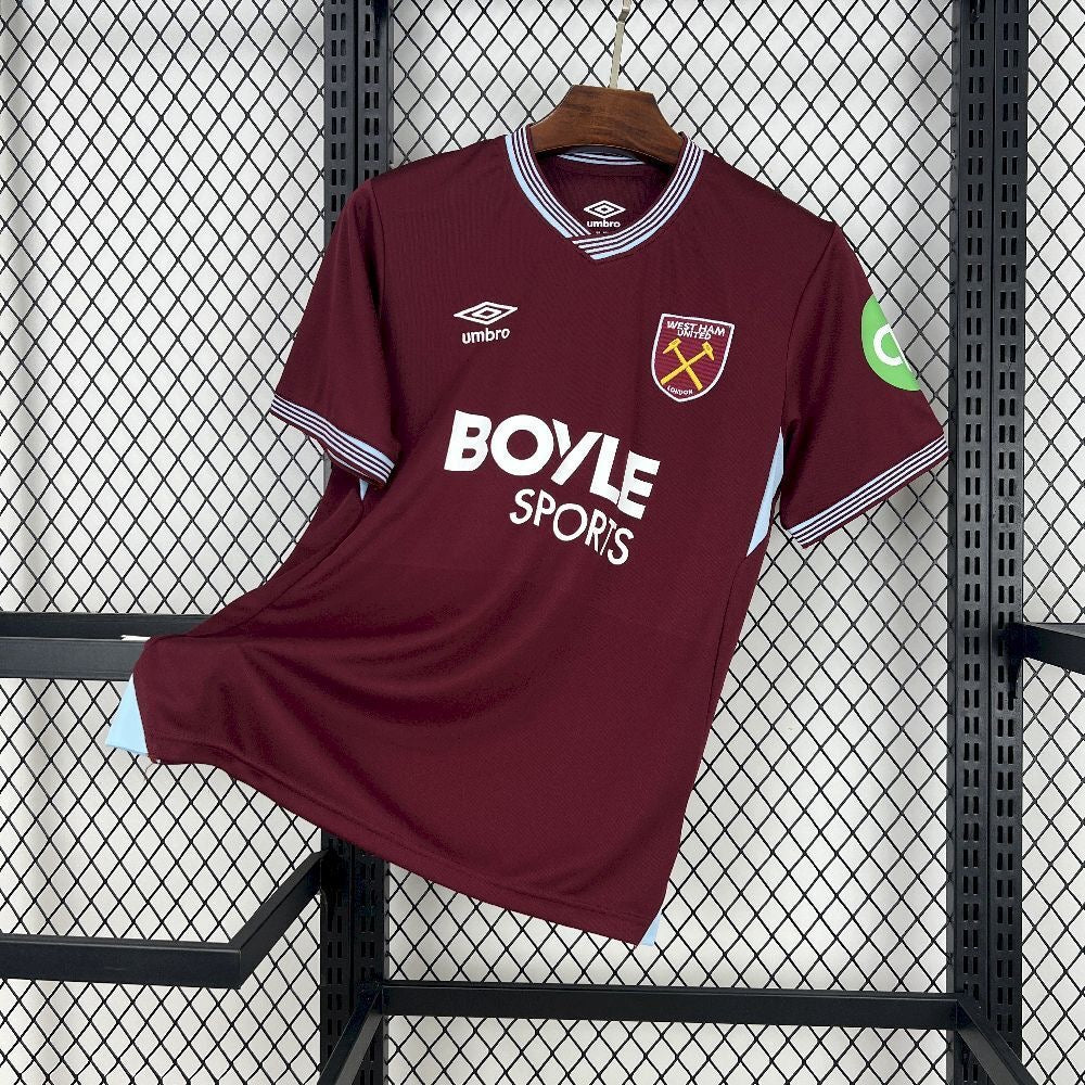 Maillot West Ham Domicile 2025/2026 - Vêtements de sport
