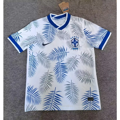 Maillots Brésil Blanc fleurs 2025/2026 - Vêtements de sport
