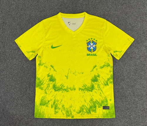 Maillots Brésil Jaune montagne 2025/2026 - Vêtements de sport