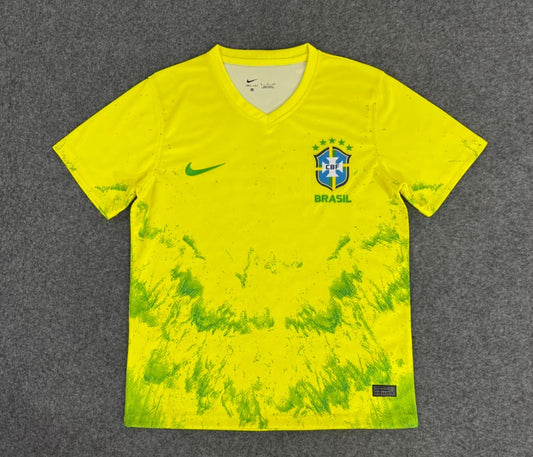Maillots Brésil Jaune montagne 2025/2026 - Vêtements de sport