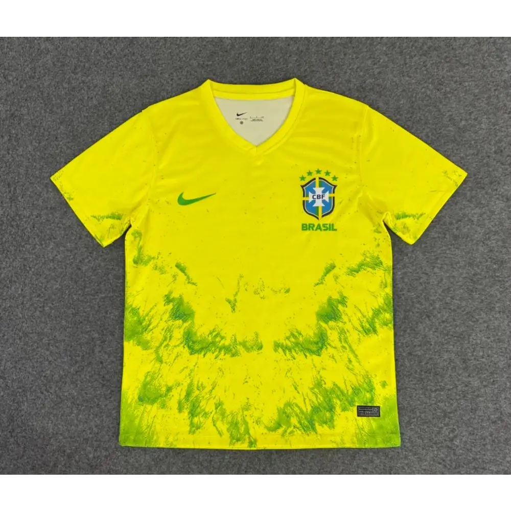 Maillots Brésil Jaune montagne 2025/2026 - Vêtements de sport