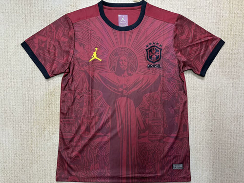 Maillots Brésil Jordan rouge 2025/2026 - Domicile / XL #MWS Options 1 - Vêtements de sport