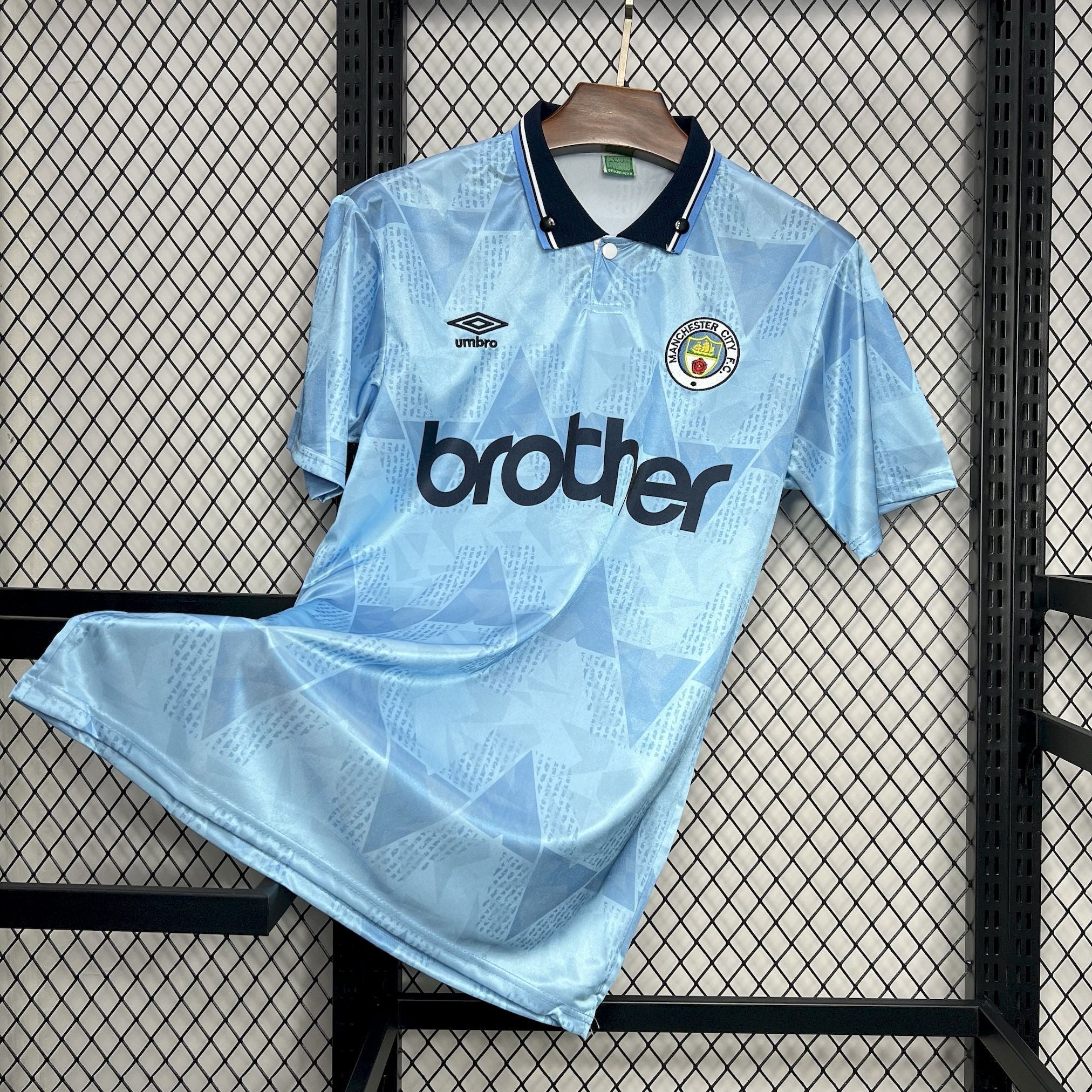 Manchester City Domicile Retro 1989/1991 - Retro / S - Vêtements de sport