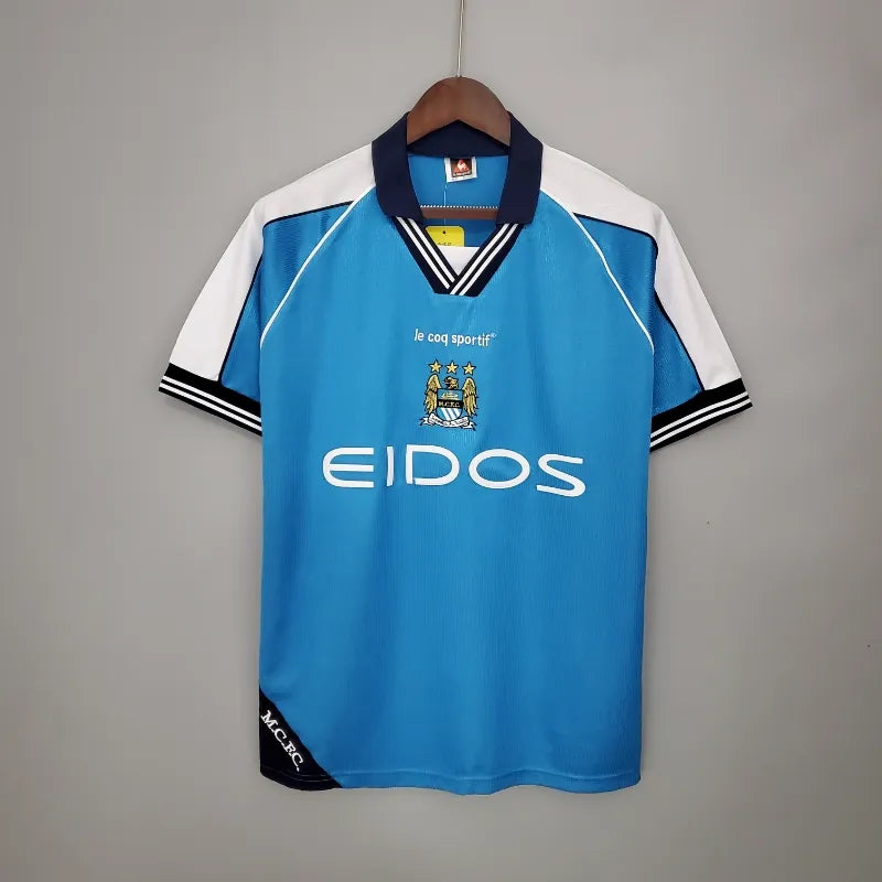 Manchester City Domicile Retro 1999/2000 - Vêtements de sport