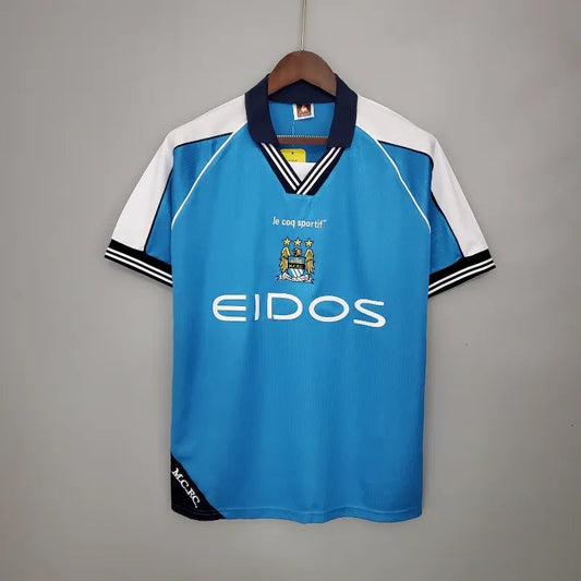 Manchester City Domicile Retro 1999/2000 - Vêtements de sport