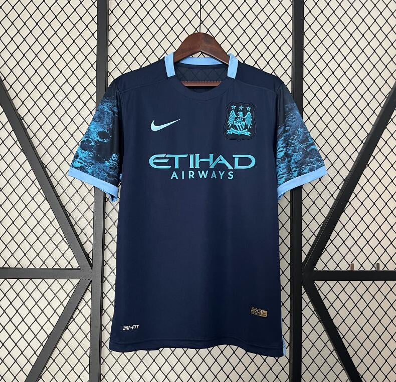 Manchester City Extérieur Retro 2015/2016 - Retro / S - Vêtements de sport