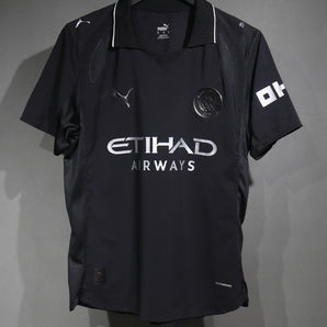 Manchester City Noir Extérieur 2025/2026 - Vêtements de sport