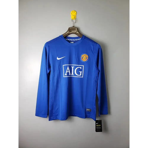 Manchester United 2007-2008 Extérieur Manches Longues - Finale Ligue des Champions 2007/2008 / S - Vêtements de sport