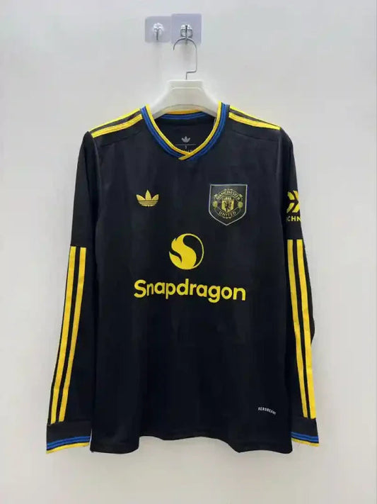 Manchester United Extérieur 2 Manches Longues 2025/2026 Vêtements de sport