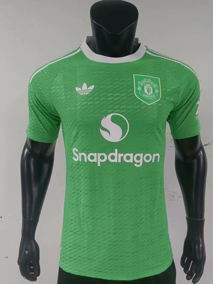 Manchester United Gardien Vert Version Joueur 2025/2026 - Vêtements de sport