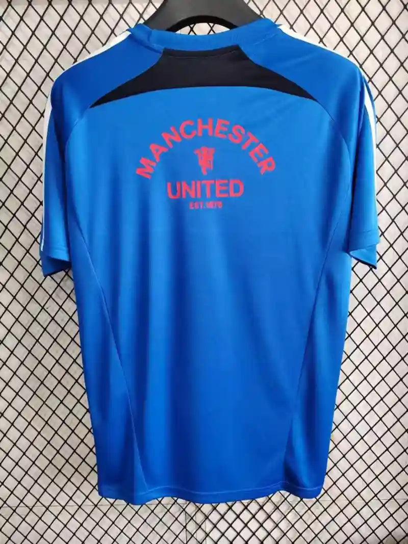 Manchester United Spécial Edition Bleu 2025/2026 Vêtements de sport