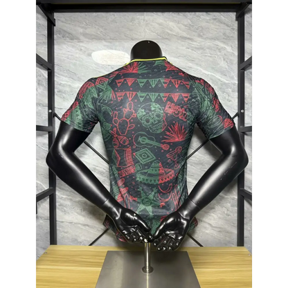 Mexique Noir & Rouge Version Joueur 2025/2026 - Vêtements de sport