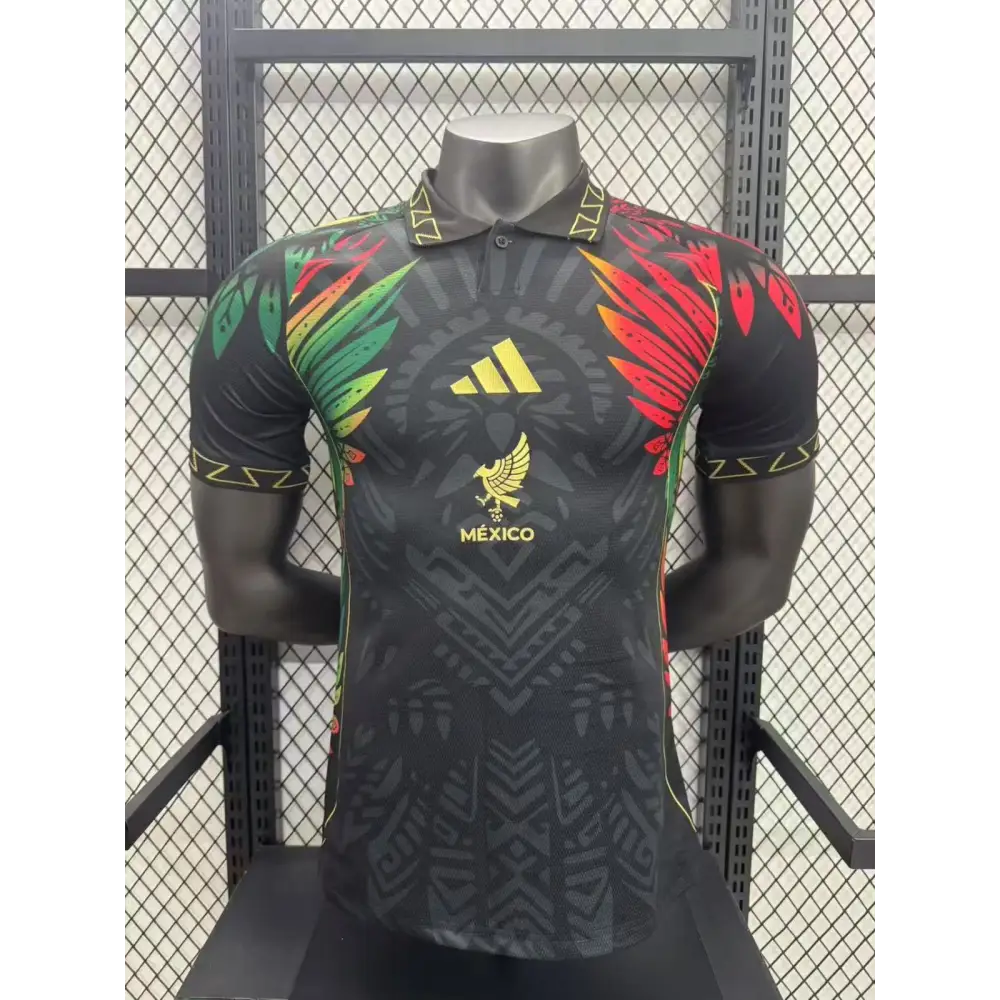 Mexique Noir Version Joueur 2025/2026 - Vêtements de sport