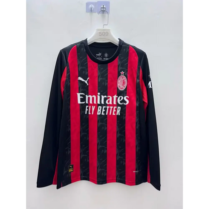 Milan AC Domicile Manches Longues 2025/2026 - Vêtements de sport